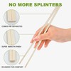 SSHAN Wooden Chopsticks Disposable - Individually Wrapped Disposable Chop Sticks,