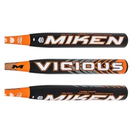 Miken Vicious 13" Maxload Dual Stamp Slow Pitch Softball Bat: MPAV 34" 28 oz.