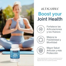 Joint Support Supplement – Movilidad, Flexibilidad y Salud Articular - Suplemento de Colágeno Hidrolizado Puro, Omega 3 y Vitaminas para Articulacione