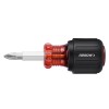 ARROW 5-in1 Stubby Screwdriver Phillips Slotted Multi-Bit Screwdriver Nut Driver