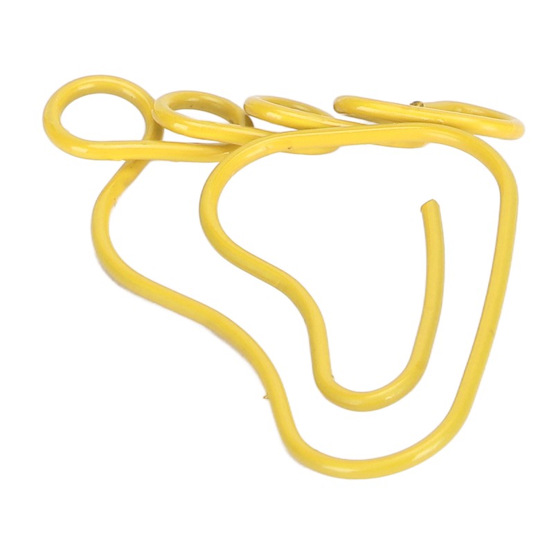 100pcs Paper Clip Foot Shape Cute Anti Slip Portable Paperclip