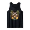 Pineapple Hedgehog Drawing Pineapple Lover Wildlife Nature Tank Top