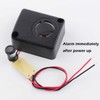 Wishiot 12V DC Black Mini Piezo Alarm Siren 110dB Insurance