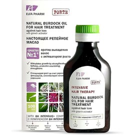 Natural Burdock Oil for Hair Treatment Against Hair Loss, 100 ml / 3.38 fl.oz – With Growth Activator for Stronger, Thicker Hair