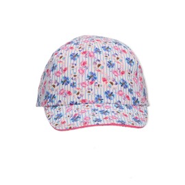 Sterntaler Mädchen Baseball-cap Blue Flower Baseballkappe, Rosa, 49