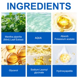 Puasok 3 Stück Hydroxylapatit Zahnpasta, Fluoridfreie Zahnpasta zur Zahnschmelzreparatur & Aufhellung, Hydroxyapatite Toothpaste gegen Zahnverfärbungen, für Empfindliche Zähne (je 120g)
