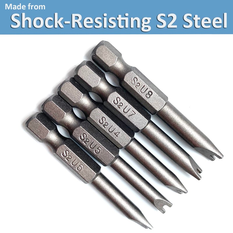 Spanner Screwdriver Bits 5in1 Set U4 U5 U6 U7 U8,