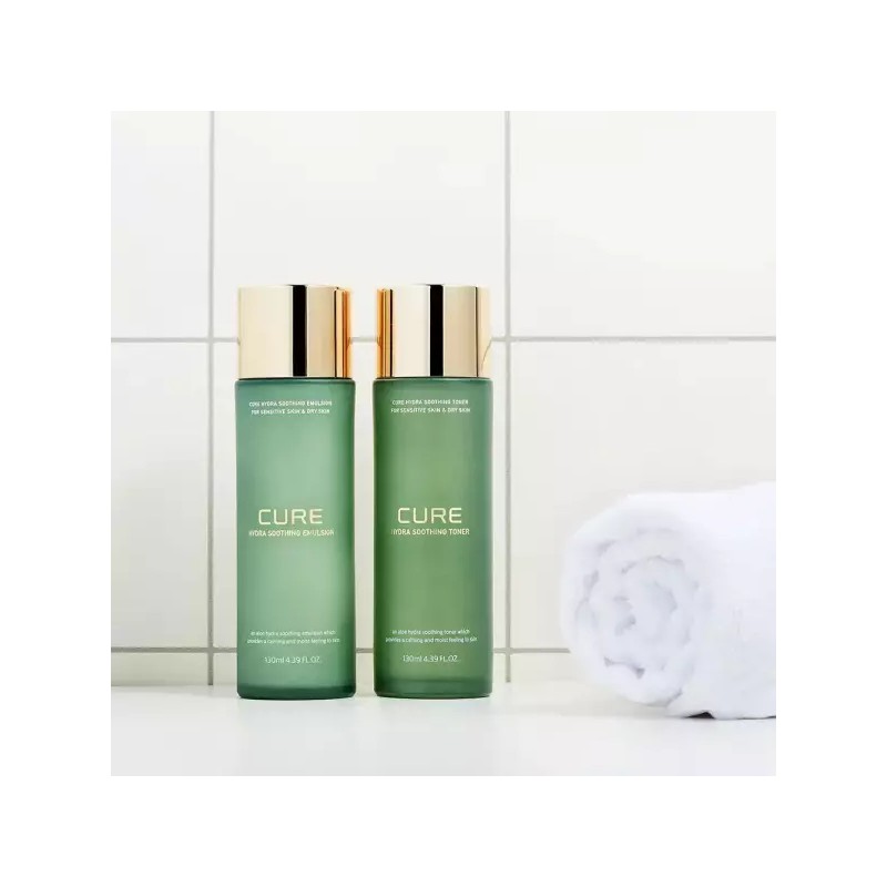 Kim Jungmoon Aloe 김정문알로에 큐어 하이드라 수딩 토너 130ml Kim