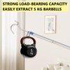 Clothes Hook Pole, Clothes Hanger Reaching Hook - Extendable 35"