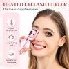 OEKYTOY Heated Eyelash Curler,Electric Eyelash Curler LCD Display 3 Heating