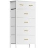 YILQQPER Tall Dresser for Bedroom with 6 Fabric Drawers, Chest