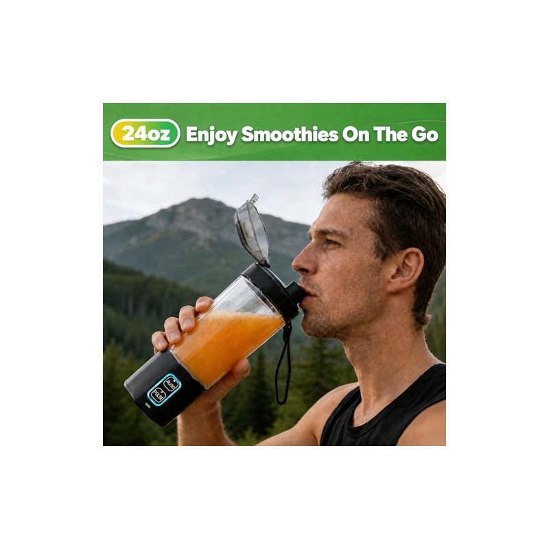 ZTGHFMY Portable Blender for Smoothies and Juices