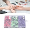 Sonew Juego de 210 Bandas de Lijado de Uñas, Grano