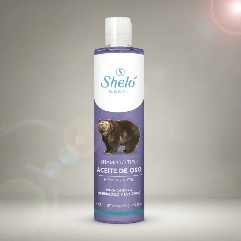 Shampoo Tipo Aceite Oso 530ml Shelo Nabel