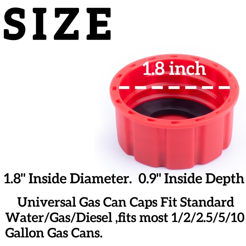 5 Gallon Gas Can Caps,Coarse Thread Gas Cap For Gasoline,