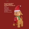 1.5M Christmas Inflatable Dog Led Light Model for Indoor Outdoor