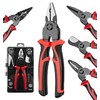 8 Inch 5 In 1 Multifunctional Interchangeable Plier Set Wire
