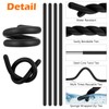 20 Pcs 17 Inch EVA Foam Twist Rubber Ties Reusable