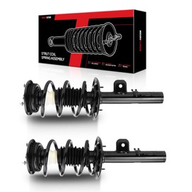 Torchbeam Premium Struts Shock Absorber Assembly for Ford Flex 2010-2011, Front Left Right Complete Unit with Spring & Mount, OEM Replacement, Smooth Ride, Easy Bolt-On Installation 272534/272535