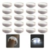 15pcs Pulseras Para Fiestas Pulseras Luminosas Audioritmicas Blanco