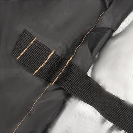 Silscvtt Trailerable Watercraft Jet Ski Cover Heavy Duty PWC Boat Cover Replacement for Watercraft Jet Ski Cover 126-135 3 Seater Black Red