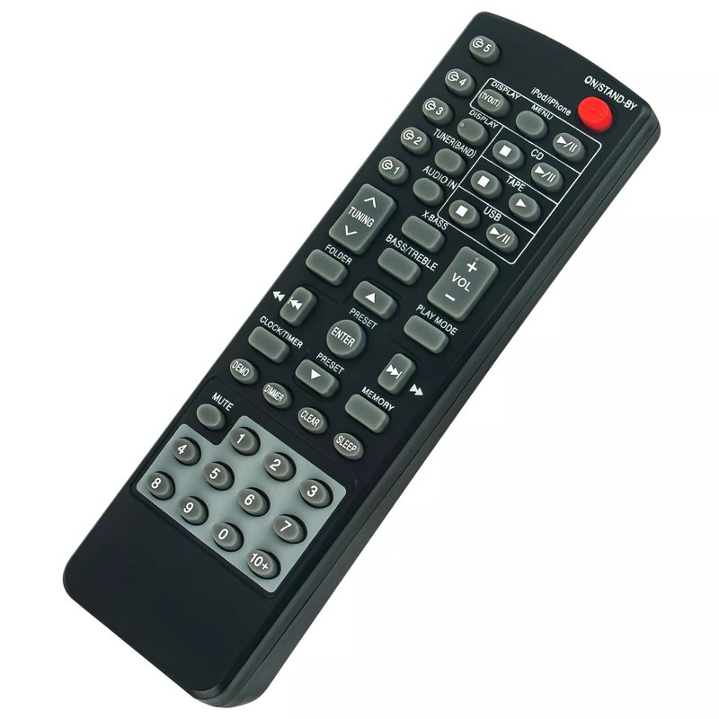 For Sharp New RRMCGA255AWSA Replace Remote for Sharp Stereo System