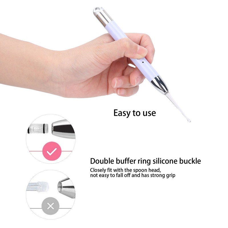 Ear Wax Removal Kit Excellent Cleaning Effect Visible Rechargeable Glowing