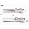 Linwnil Ice Cream Scoop, Solid Cookie Scoop, 2 Pack with