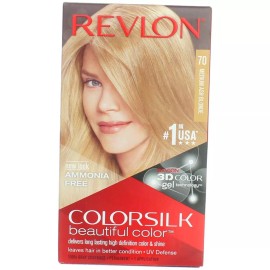 Revlon ColorSilk Hair Color 70 Medium Ash Blonde 1 Each (Pack of 6)