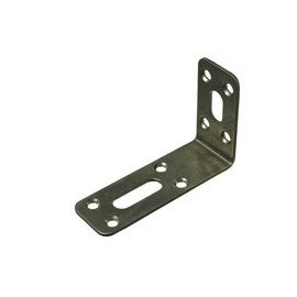 MYST 5209 Stainless Steel Mounting Hardware, Silver Color, Width 1.0 x Length 1.9 x 2.9 x Thickness 0.1 inches (25 x 48 x 74 x 2 mm) for DIY
