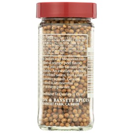 Morton & Basset Spices, Coriander Seed, 1.2 Ounce