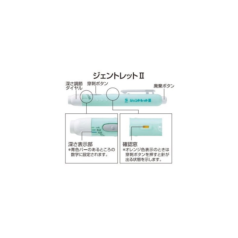 ジェントレットⅡ 採血用穿刺器具