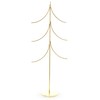 BestPysanky 6-Arm Tiered Tree Gold Metal Ornament Display Stand 14