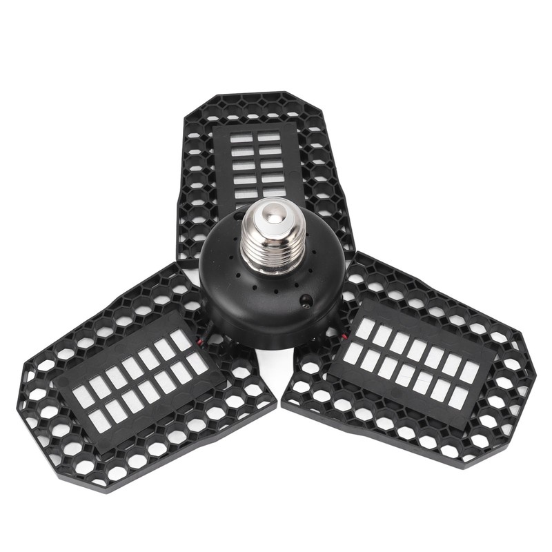 E27 LED Ceiling Lamp Mining Lamps 60W Three Leaves Folding