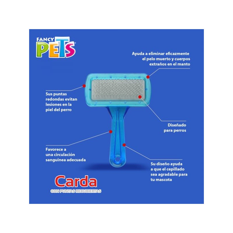 Fancy Pets Carda con Puntas Recubiertas Tamaño Chico para Perros