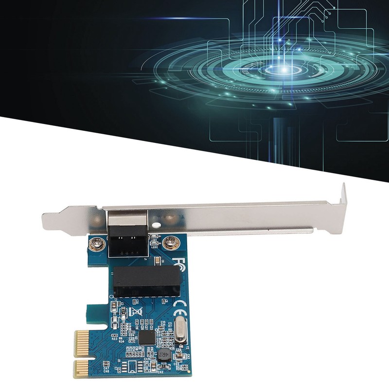 PC Network Card Single RJ45 Port Diskless Function PCIe Gigabit