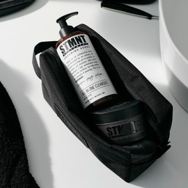 STMNT Grooming Goods Hair Gift Set All-In-One-Cleanser 300ml plus Matte Paste 100ml incl. washbag Bestseller hairstyling and haircare