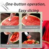 2PCS- 2 in 1 stainless steel fruit cutter watermelon, fork