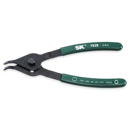 SK Tools USA 0.038" X 90 Degree Tip, 5.6" Long, Convertible Retaining Ring Pliers | 7639