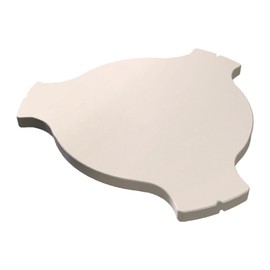 Quantfire 15.5" Plate Setter Heat Deflector for Medium Big Green Egg, Ceramic Pizza Stone Smoking Stone Big Green Egg ConvEGGtor Accessories, Heat Plate Replacement for Kamado Grill