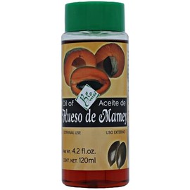 Aceite de Hueso de Mamey, Cabello, Pestañas, Cejas, Piel, Antioxidante, Antiacné. Uso Externo