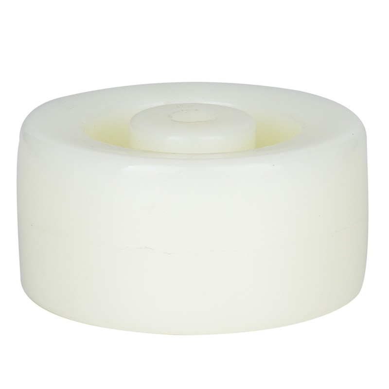 10pcs 2 Inches Nylon Wheel Nylon Round Pulley Caster Roller