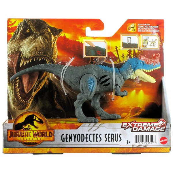 Jurassic World Dominion Extreme Damage Genyodectes Serus Dinosaur Action Figure