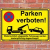 300 x 200 mm no parking sign. Yellow Stable Safety