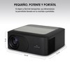 Akane Mini Proyector Portátil Full HD 1080P con Bocina y