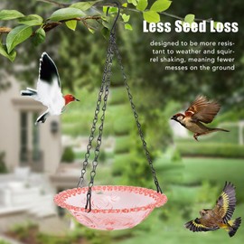 Garden Birdbath Heater, Hanging Heated Bird Bath Winter Heated Birdbath Deicer Automatic Thermostat Control for Outdoors Patio Yard Decoration 5V, Suitable for Birds, Squirrel,Deer