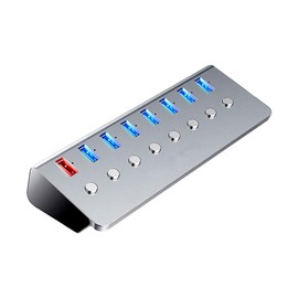 Mobestech 1pc USB Hub Data Ports Charging Port USB for Multi-Device Charging Compact Portable for Business Travel and Daily Use