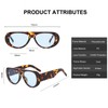 Long Keeper Vintage Oversized Sunglasses Round Women Men Retro Sunglasses