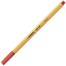 Fineliner STABILO Point 88 Single Pen Light Red