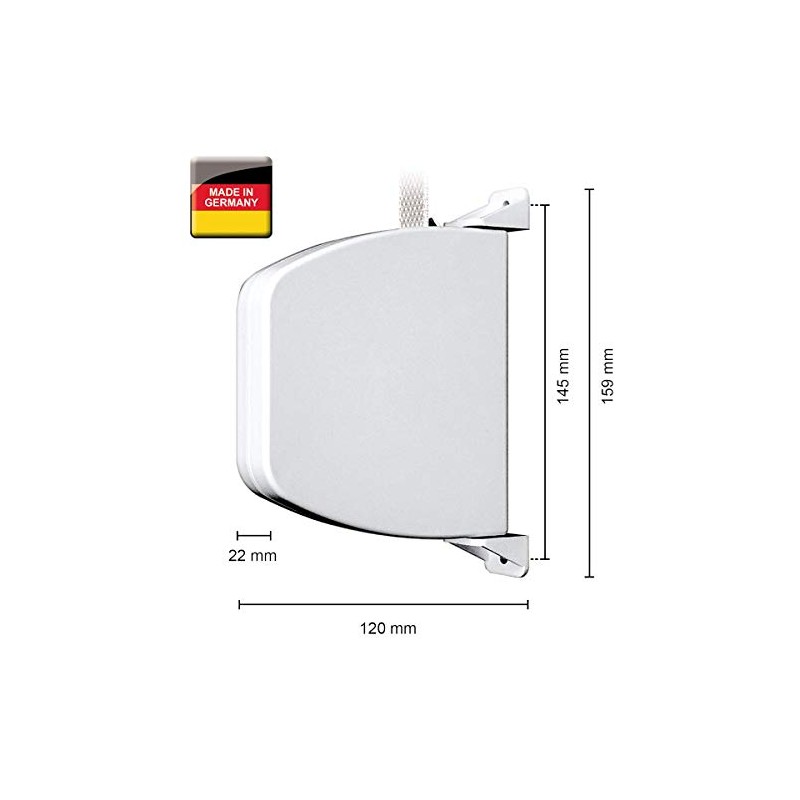 Schellenberg Screw-in Winder with Mini and Maxi Strap, White, 50507